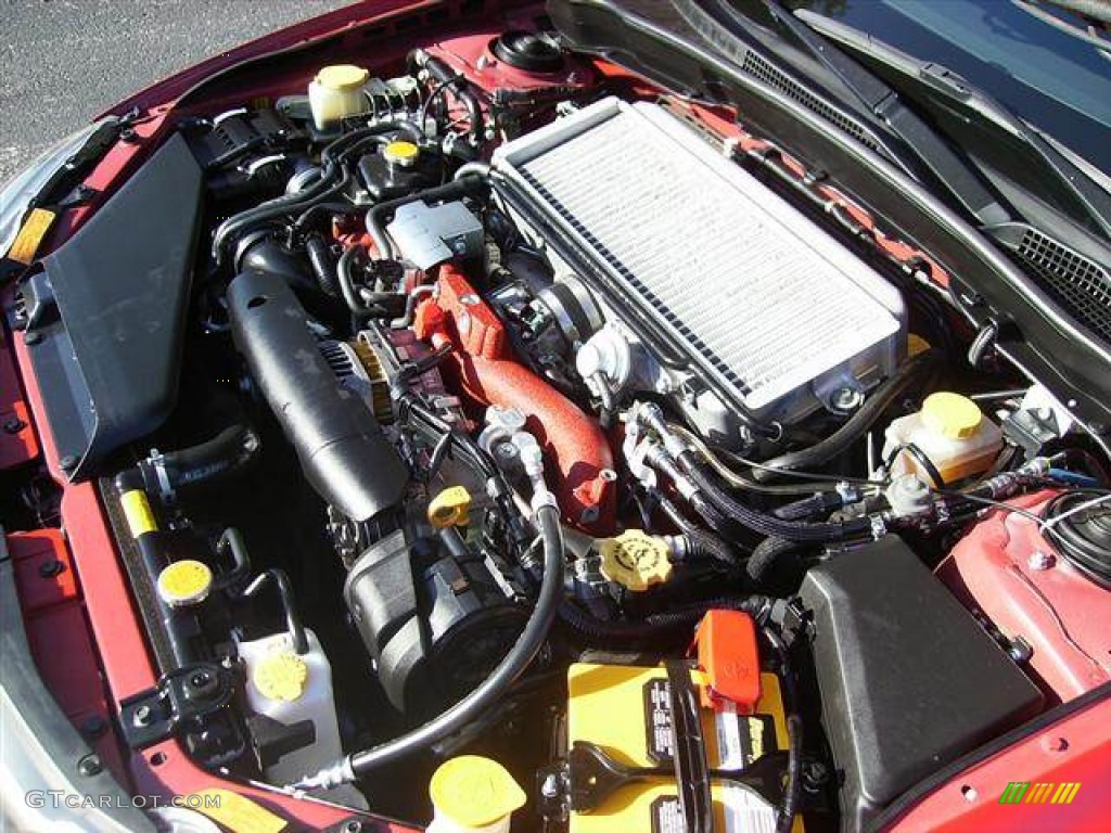 2008 Subaru Impreza WRX STi 2.5 Liter STi Turbocharged DOHC 16-Valve VVT Flat 4 Cylinder Engine Photo #58732764