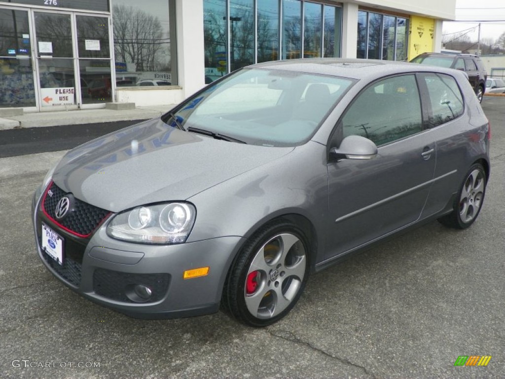 2009 GTI 2 Door - United Grey Metallic / Interlagos Black Cloth photo #1