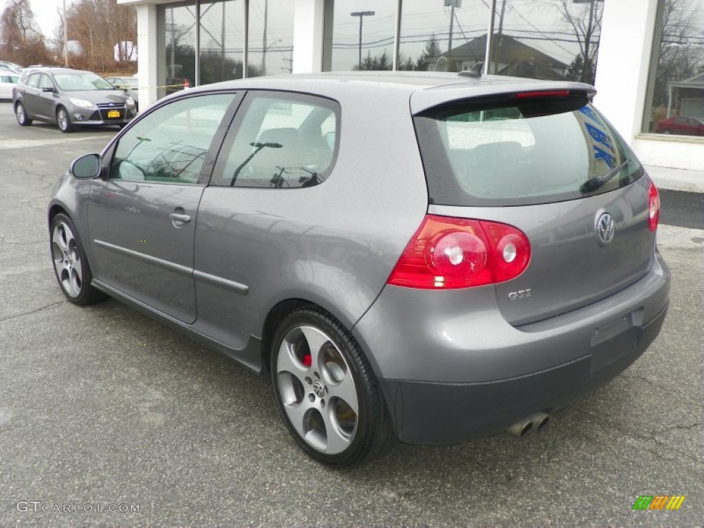 2009 GTI 2 Door - United Grey Metallic / Interlagos Black Cloth photo #4