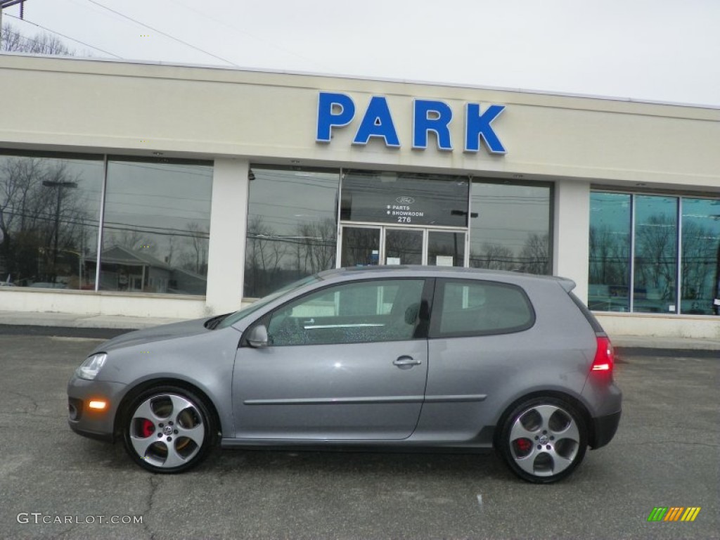 2009 GTI 2 Door - United Grey Metallic / Interlagos Black Cloth photo #17