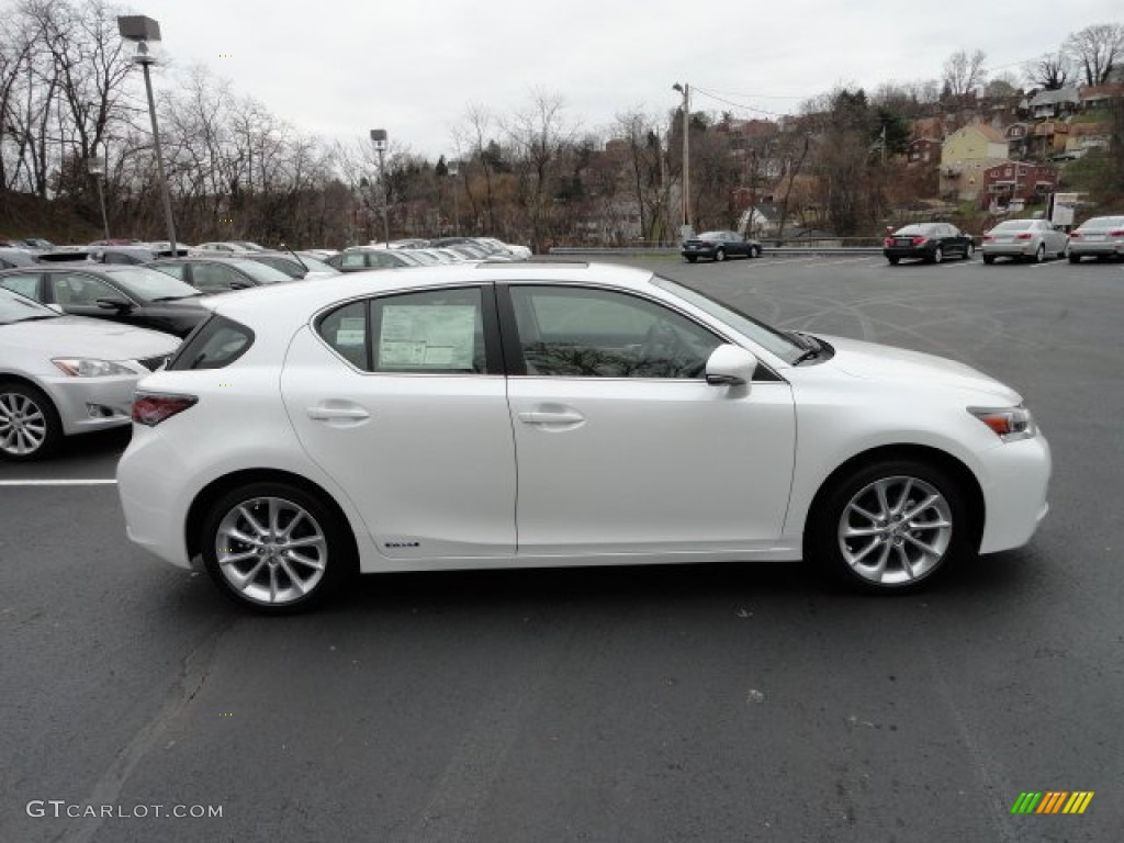 Starfire White Pearl 2012 Lexus CT 200h Hybrid Premium Exterior Photo #58733292