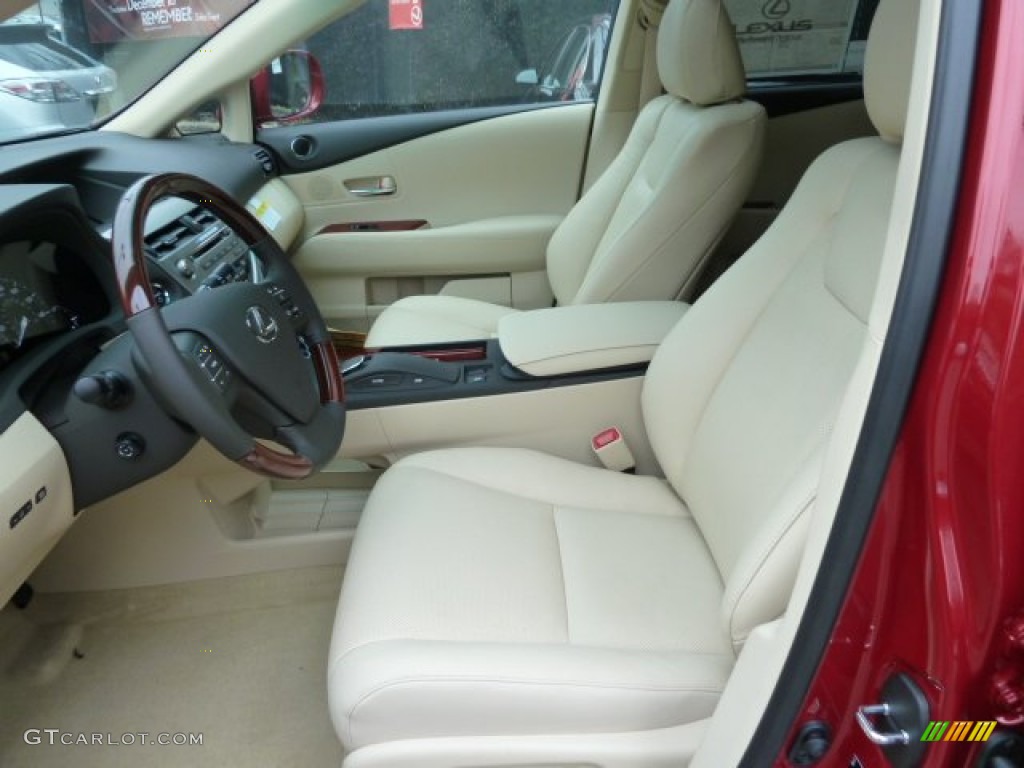 Parchment Interior 2012 Lexus RX 450h AWD Hybrid Photo #58733512
