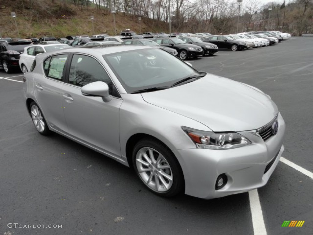 Tungsten Silver Pearl 2012 Lexus CT 200h Hybrid Premium Exterior Photo #58733666