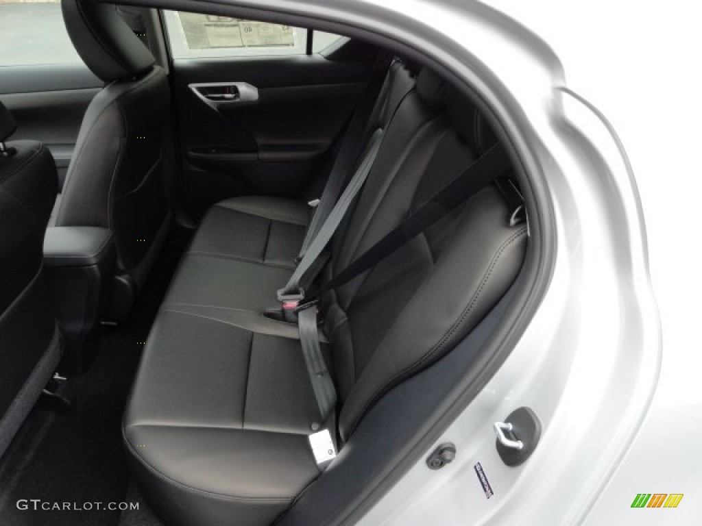 Black Interior 2012 Lexus CT 200h Hybrid Premium Photo #58733710