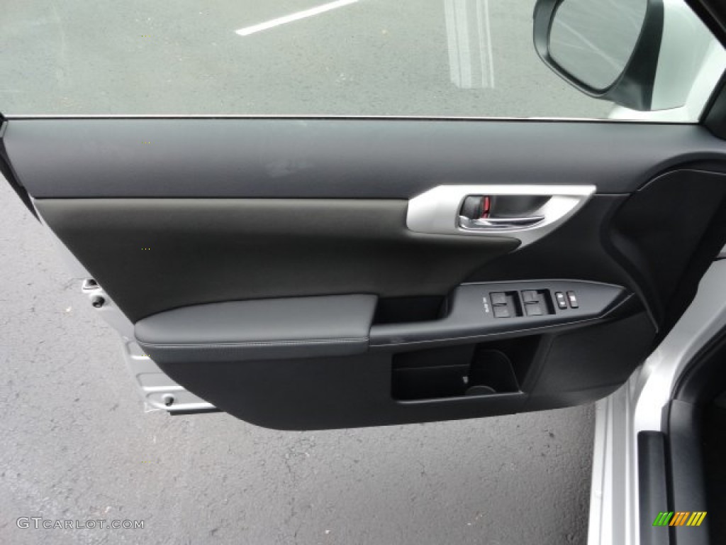 2012 Lexus CT 200h Hybrid Premium Black Door Panel Photo #58733736