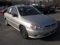 2002 Light Silver Kia Rio Sedan  photo #3