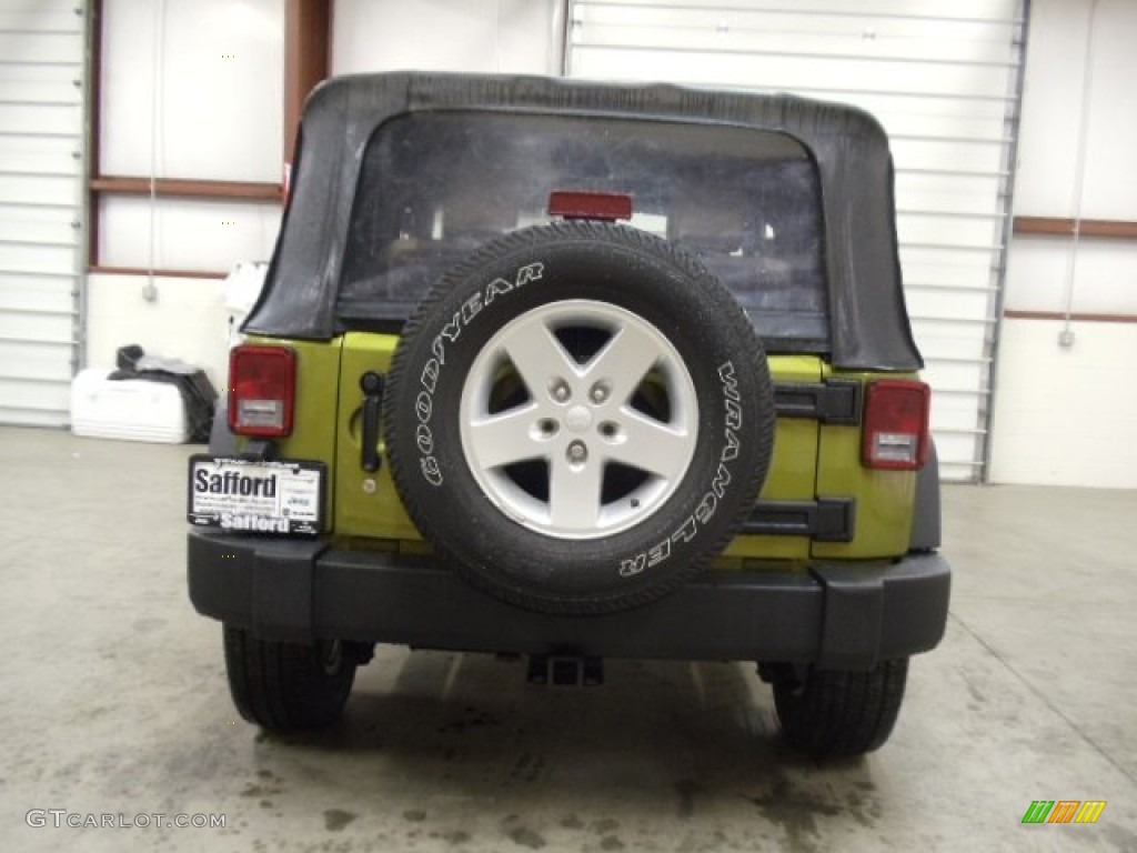 2007 Wrangler X 4x4 - Rescue Green Metallic / Dark Khaki/Medium Khaki photo #4