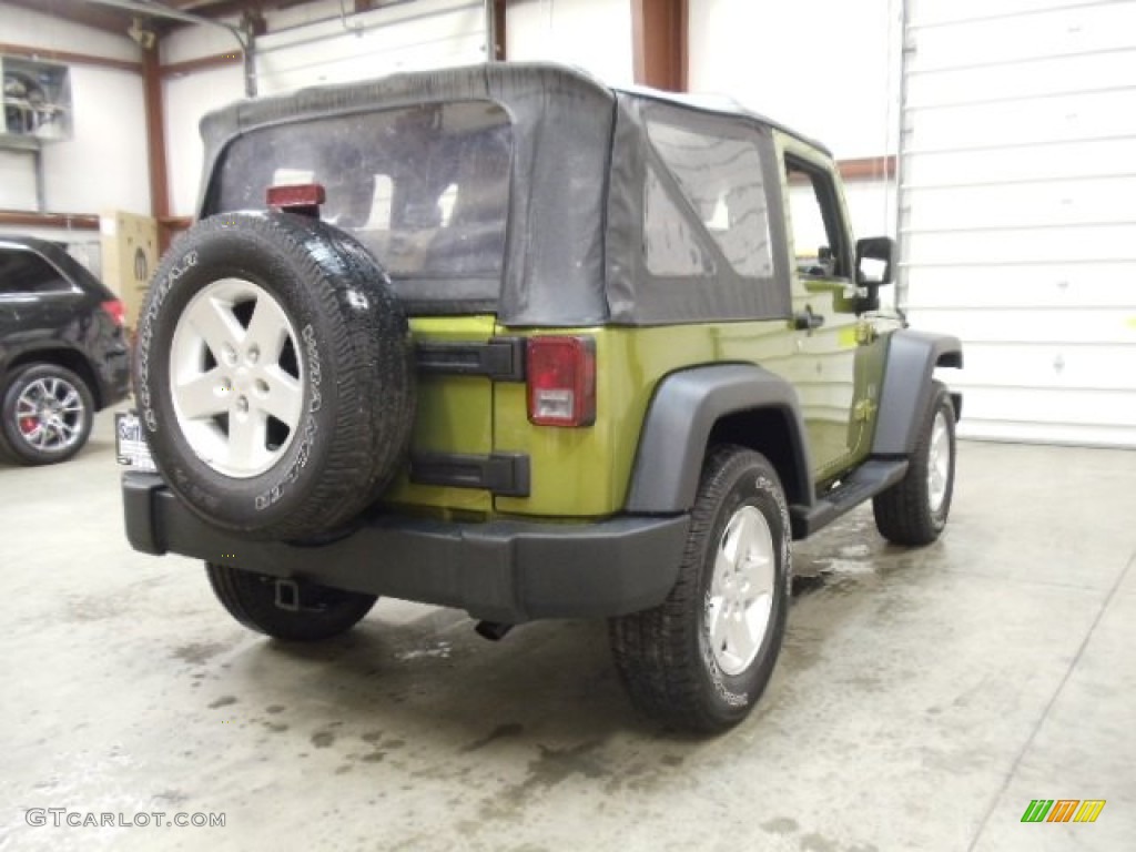 2007 Wrangler X 4x4 - Rescue Green Metallic / Dark Khaki/Medium Khaki photo #5