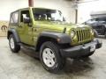 Rescue Green Metallic 2007 Jeep Wrangler X 4x4 Exterior