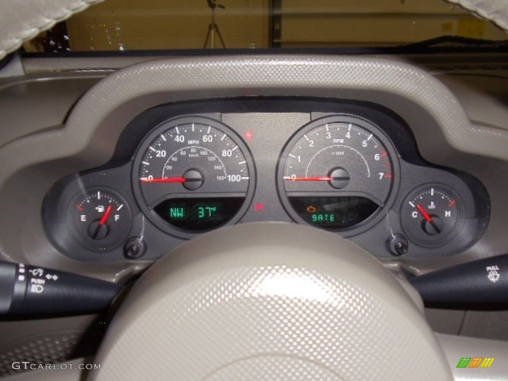 2007 Jeep Wrangler X 4x4 Gauges Photo #58735410