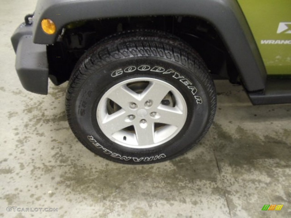 2007 Wrangler X 4x4 - Rescue Green Metallic / Dark Khaki/Medium Khaki photo #20