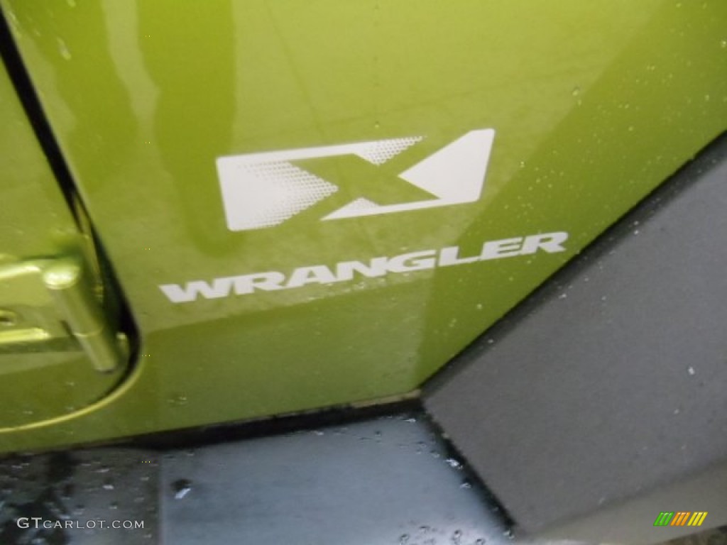 2007 Wrangler X 4x4 - Rescue Green Metallic / Dark Khaki/Medium Khaki photo #28