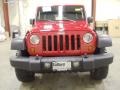 2007 Flame Red Jeep Wrangler Unlimited Rubicon 4x4  photo #8