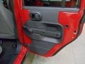2007 Flame Red Jeep Wrangler Unlimited Rubicon 4x4  photo #11