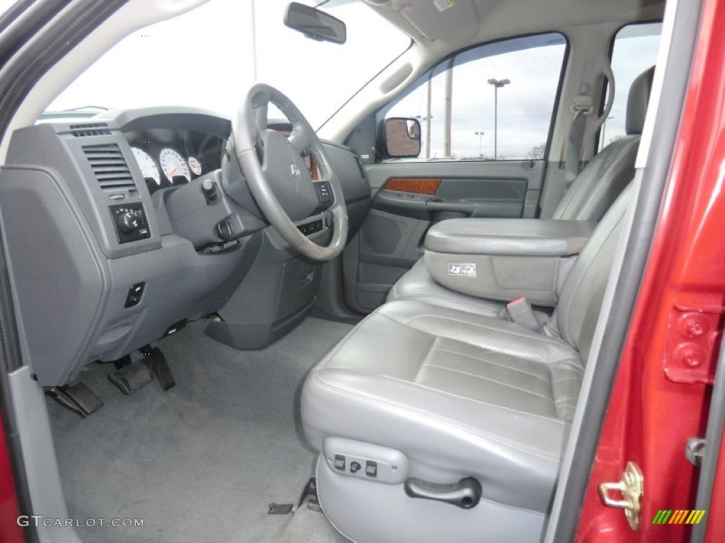 Medium Slate Gray Interior 2006 Dodge Ram 2500 Laramie Quad Cab 4x4 Photo #58736465