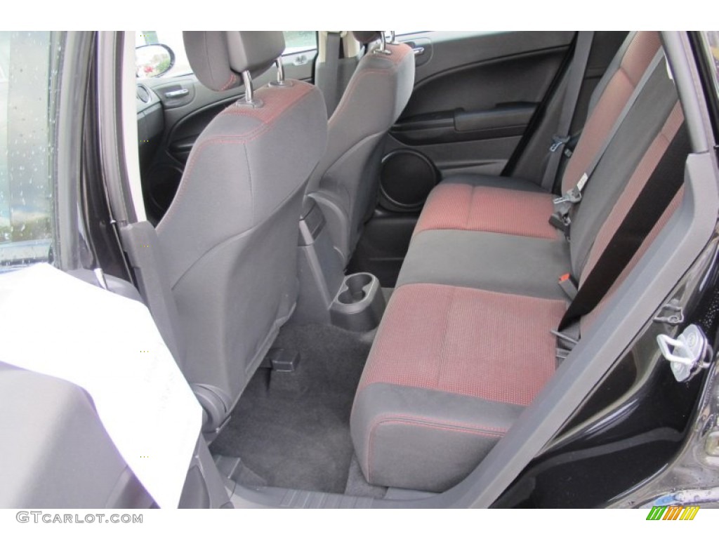 Dark Slate Gray/Red Interior 2010 Dodge Caliber Rush Photo #58736757