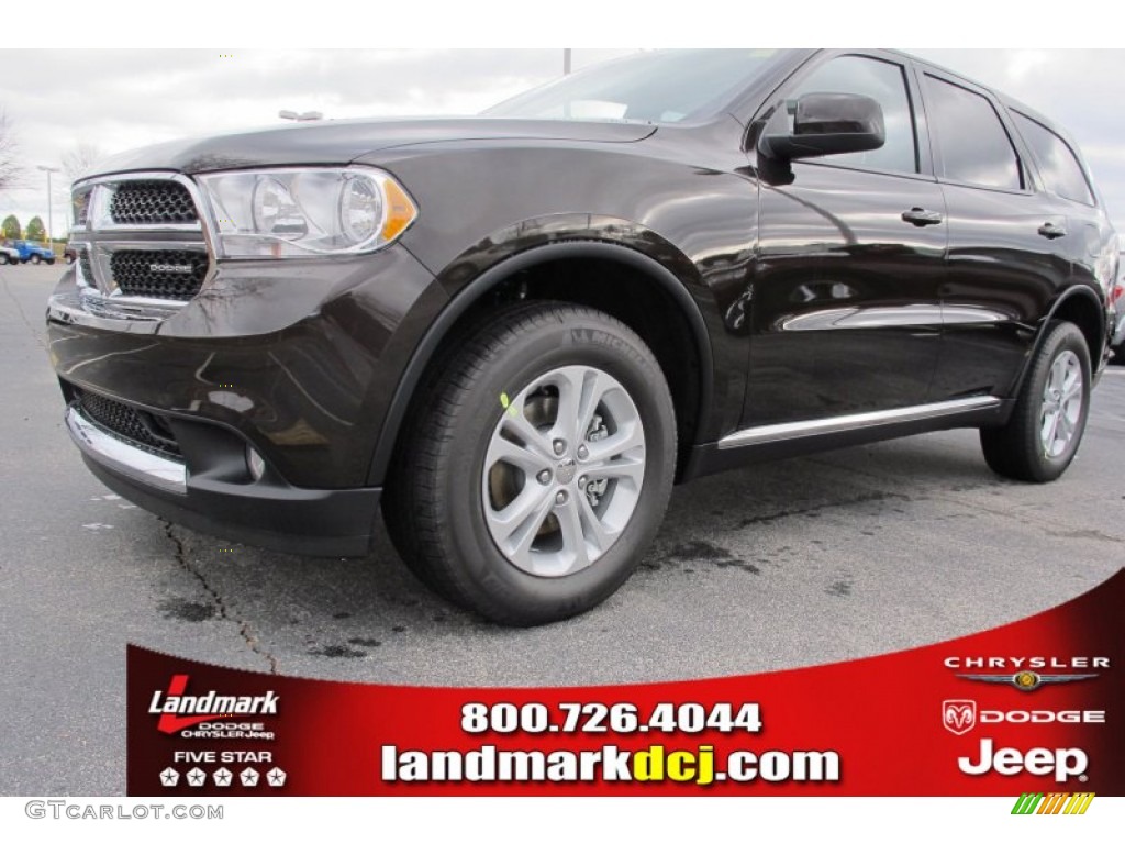 2012 Durango SXT - Rugged Brown Metallic / Black photo #1