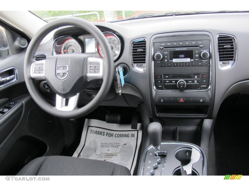 2012 Dodge Durango SXT Black Dashboard Photo #58737621