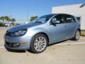 2012 Shark Blue Metallic Volkswagen Golf 4 Door TDI  photo #3