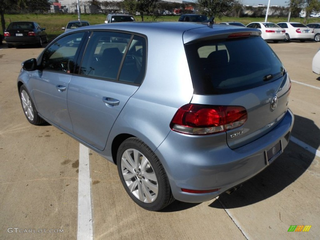 2012 Golf 4 Door TDI - Shark Blue Metallic / Titan Black photo #5
