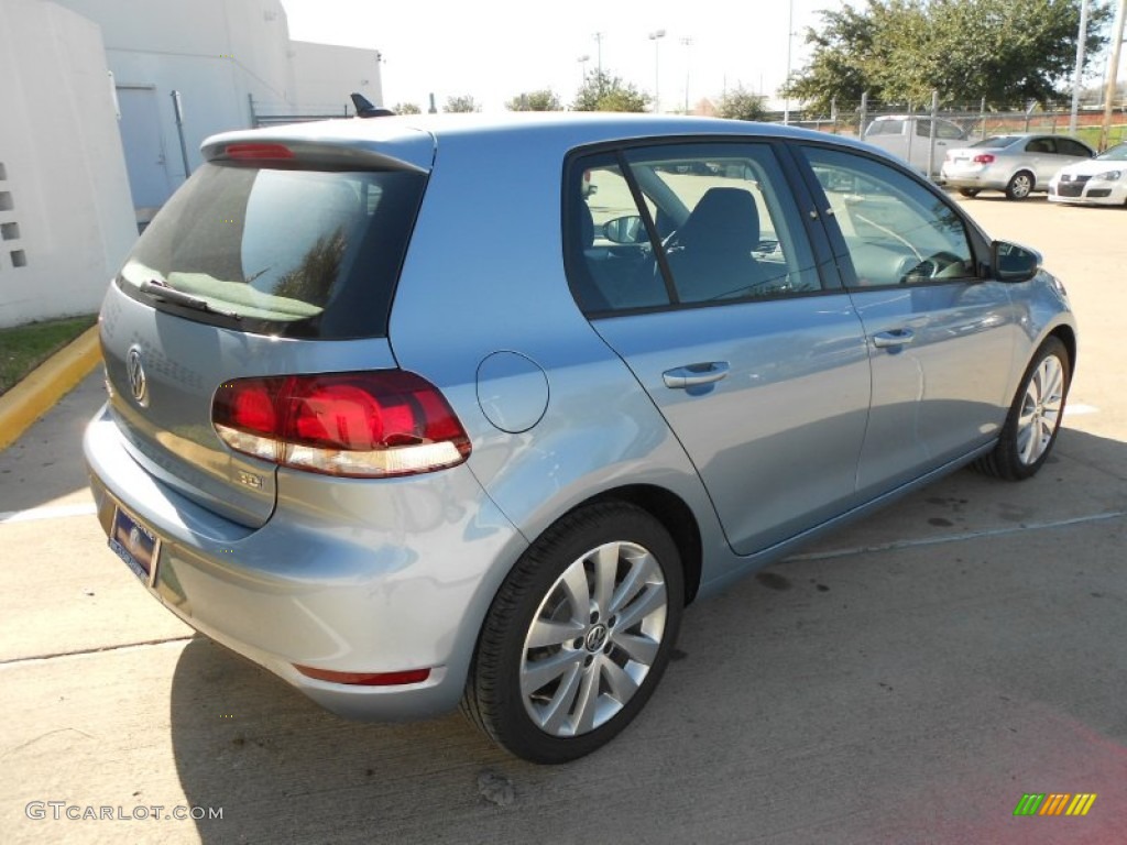 2012 Golf 4 Door TDI - Shark Blue Metallic / Titan Black photo #7