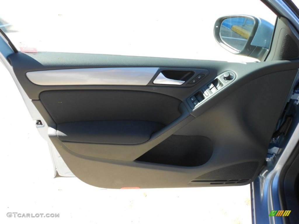 2012 Golf 4 Door TDI - Shark Blue Metallic / Titan Black photo #10