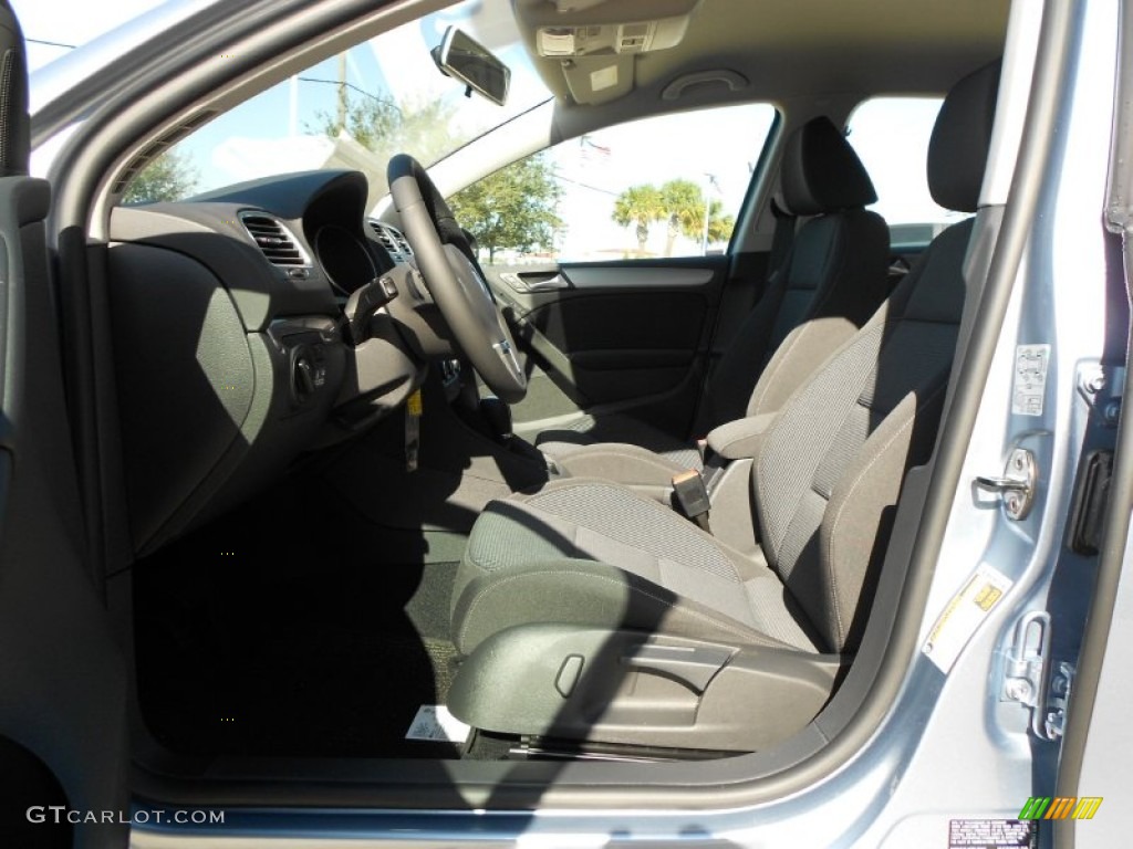 2012 Golf 4 Door TDI - Shark Blue Metallic / Titan Black photo #11