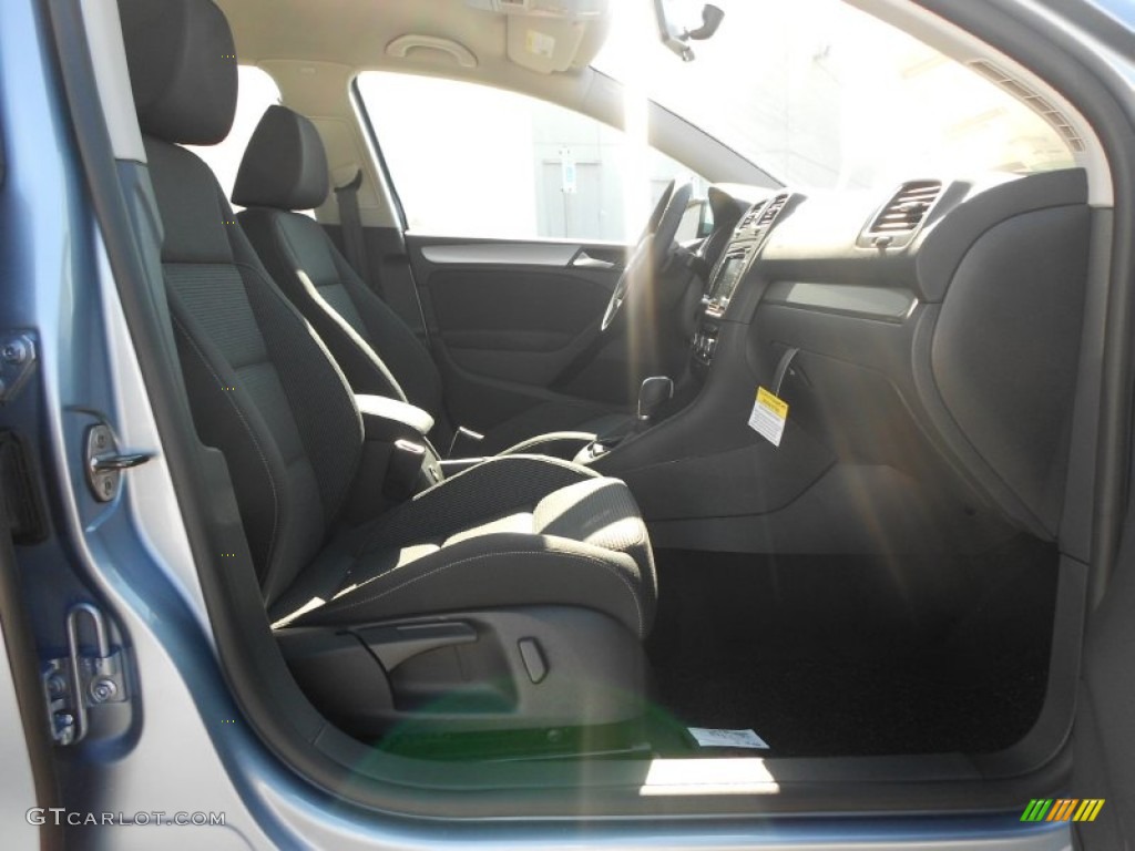 2012 Golf 4 Door TDI - Shark Blue Metallic / Titan Black photo #13