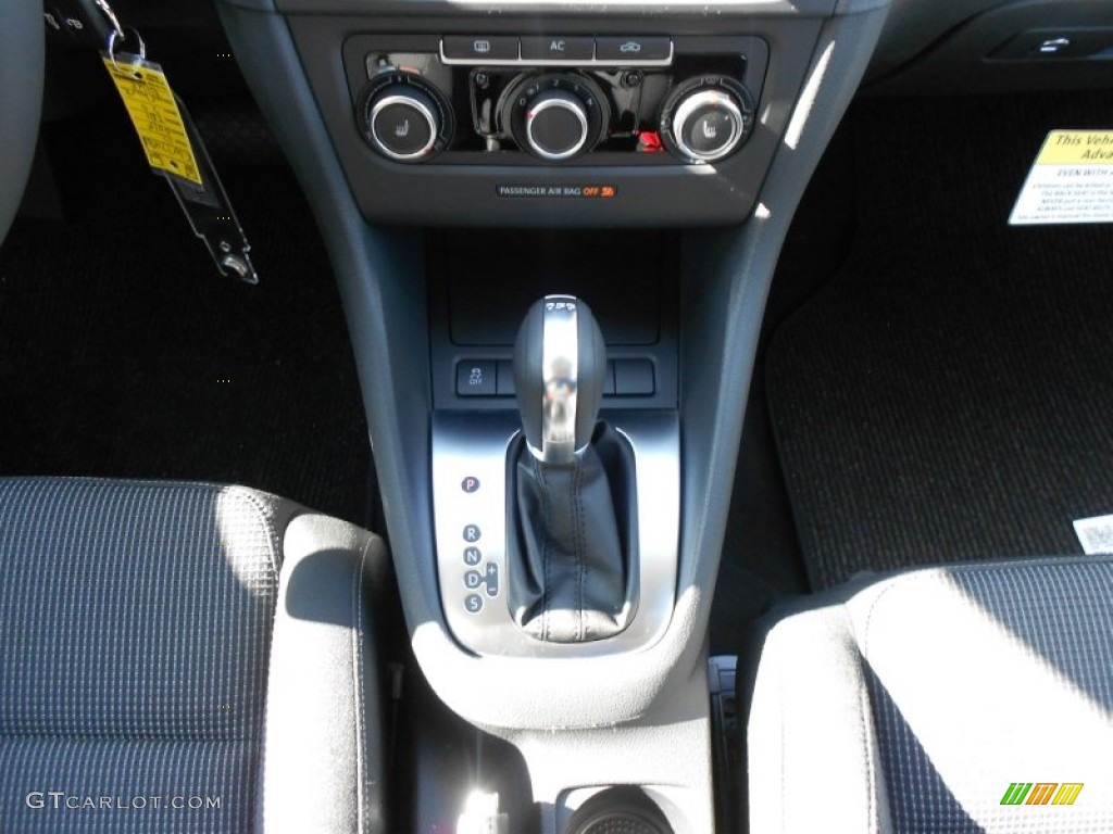 2012 Golf 4 Door TDI - Shark Blue Metallic / Titan Black photo #18