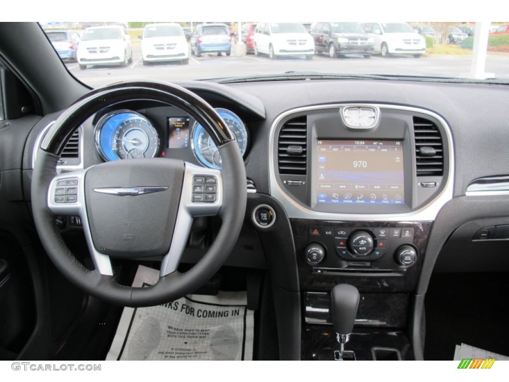 2012 Chrysler 300 C Black Dashboard Photo #58738983