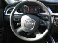 Black 2011 Audi A4 2.0T quattro Sedan Steering Wheel