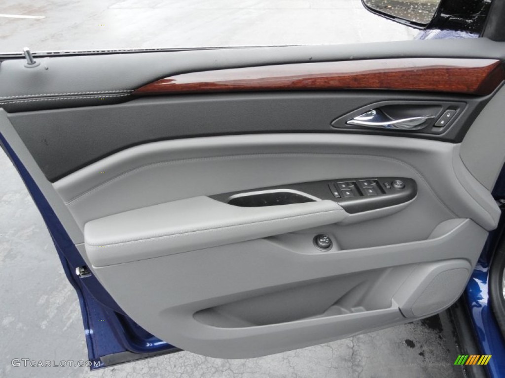 2012 Cadillac SRX Luxury Titanium/Ebony Door Panel Photo #58741950