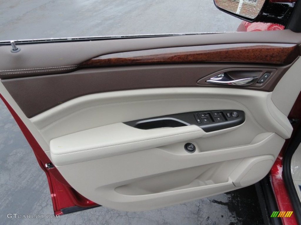 2012 Cadillac SRX Performance AWD Shale/Brownstone Door Panel Photo #58742376