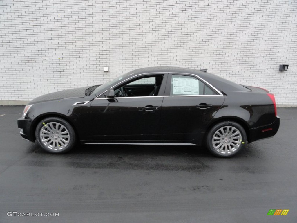 Black Diamond Tricoat 2012 Cadillac CTS 4 3.6 AWD Sedan Exterior Photo #58742508