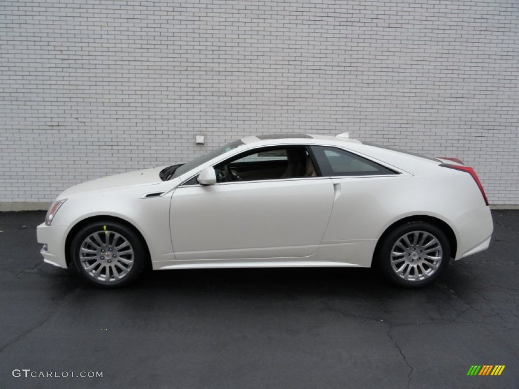 White Diamond Tricoat 2012 Cadillac CTS 4 AWD Coupe Exterior Photo #58742700