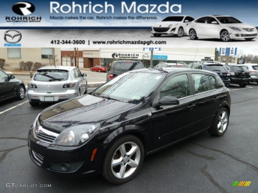 2008 Astra XR Sedan - Black Sapphire / Charcoal photo #1