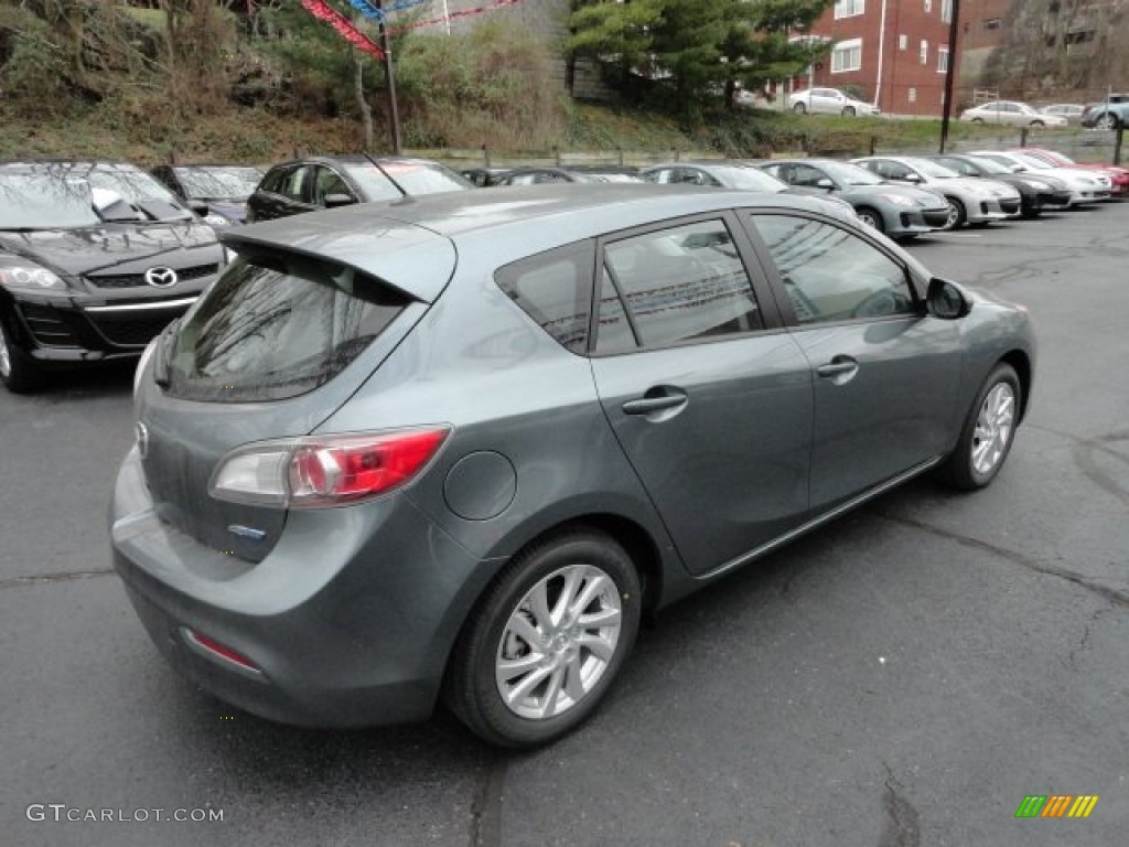 2012 MAZDA3 i Touring 5 Door - Dolphin Gray Mica / Black photo #5