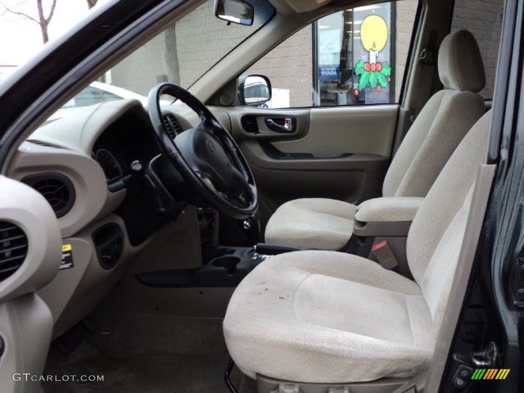 2006 Santa Fe GLS - Dark Emerald Green / Beige photo #19