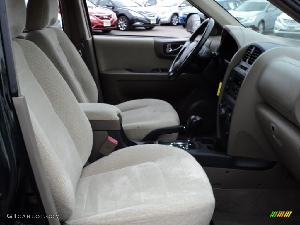 2006 Santa Fe GLS - Dark Emerald Green / Beige photo #29