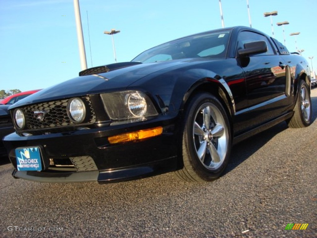 2007 Mustang GT/CS California Special Coupe - Black / Black/Dove Accent photo #1