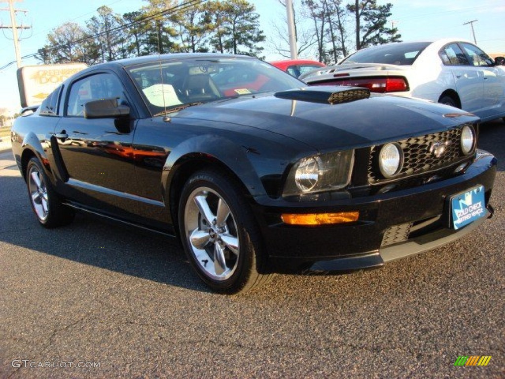 2007 Mustang GT/CS California Special Coupe - Black / Black/Dove Accent photo #5