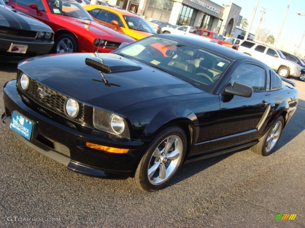 2007 Mustang GT/CS California Special Coupe - Black / Black/Dove Accent photo #7
