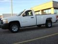 2008 Summit White Chevrolet Silverado 1500 Work Truck Regular Cab  photo #3