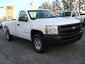 2008 Summit White Chevrolet Silverado 1500 Work Truck Regular Cab  photo #7