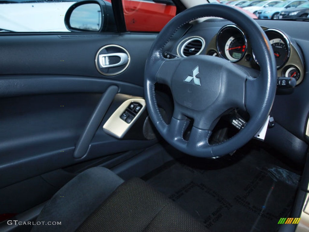 2006 Eclipse GS Coupe - Titanium Gray Pearl / Dark Charcoal photo #11