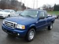 Vista Blue Metallic - Ranger XLT SuperCab 4x4 Photo No. 4