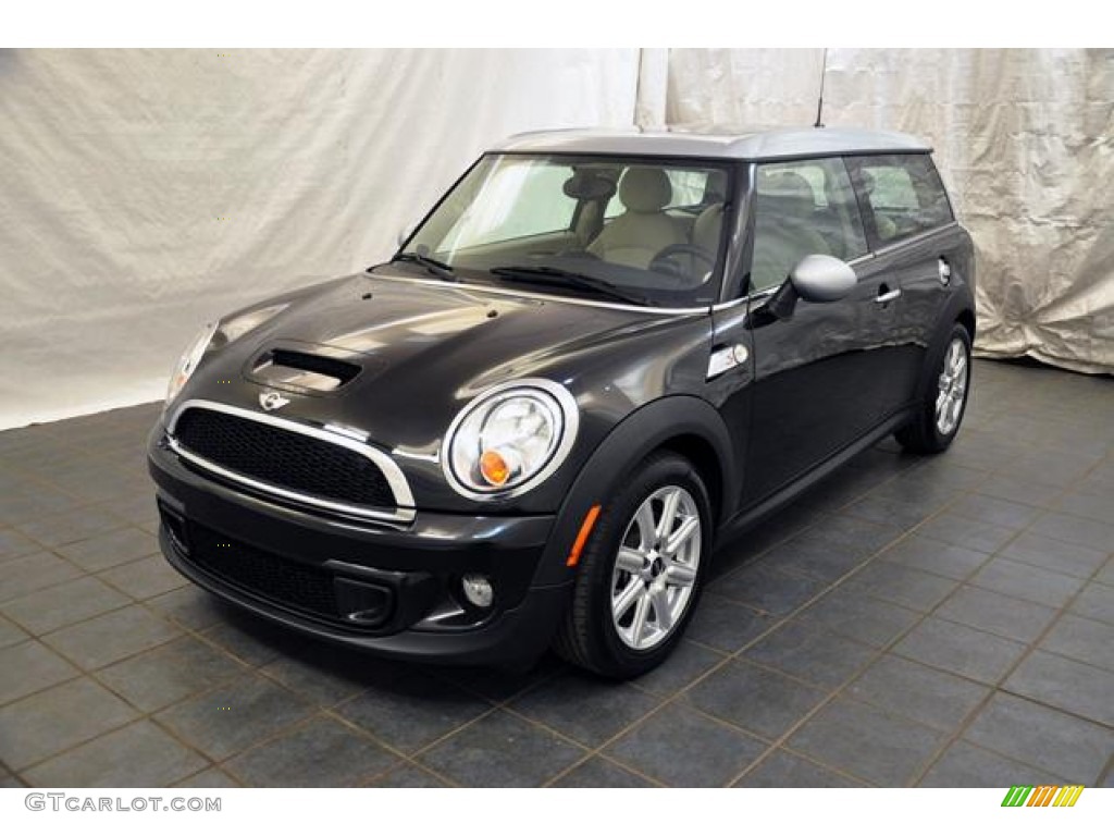 2011 Cooper S Clubman - Absolute Black / Gravity Polar Beige Leather photo #1