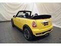 2011 Interchange Yellow Mini Cooper S Convertible  photo #9