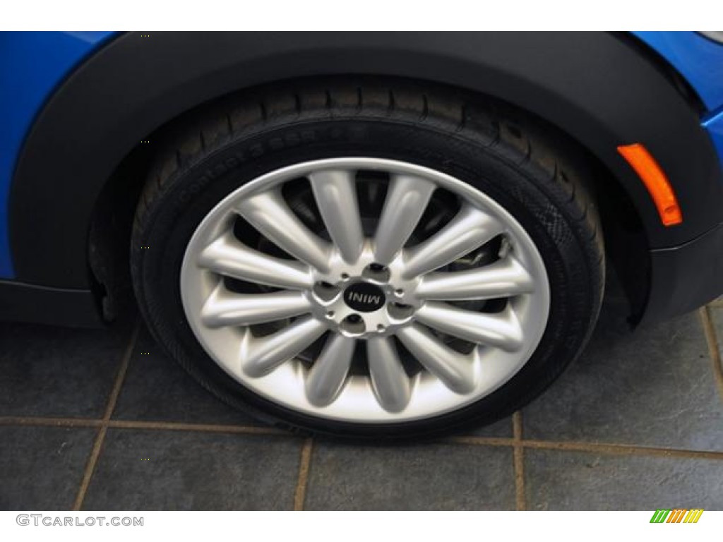 2011 Cooper S Hardtop - Laser Blue Metallic / Carbon Black Lounge Leather photo #14