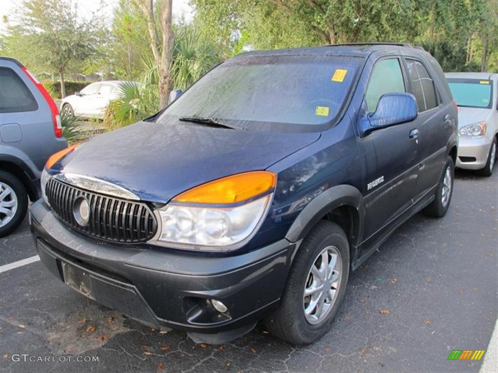 2002 Rendezvous CXL AWD - Indigo Blue / Medium Oak photo #4